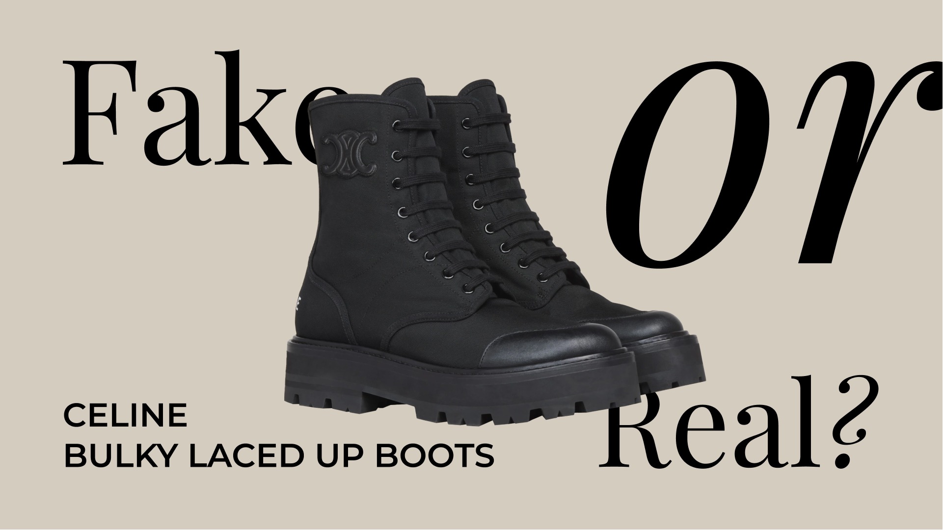 Fake or Real? Как отличить оригинальные ботинки Celine Bulky Boots от  подделки - OSKELLY